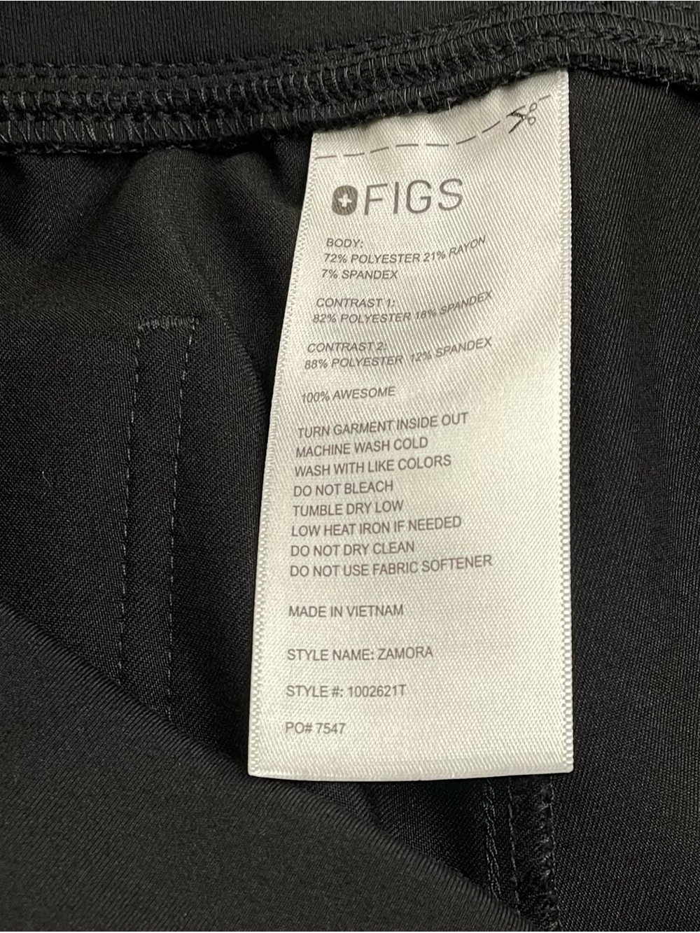 Figs Black Joggers scrub Pants - S/T
Medical Staff - Picture 3 of 9